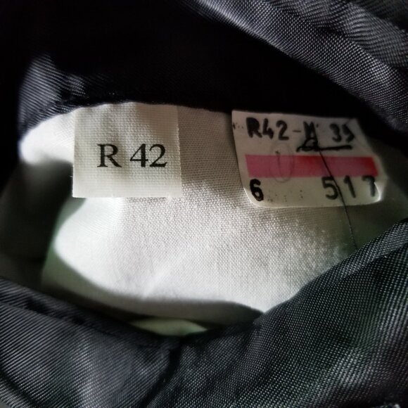 Jones New York Men's 42R Solid Black 100% Wool Blazer Sport Coat & Tie 12626 - Picture 9 of 9